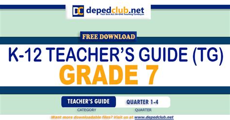 GRADE 7 Teachers Guide (TG) .